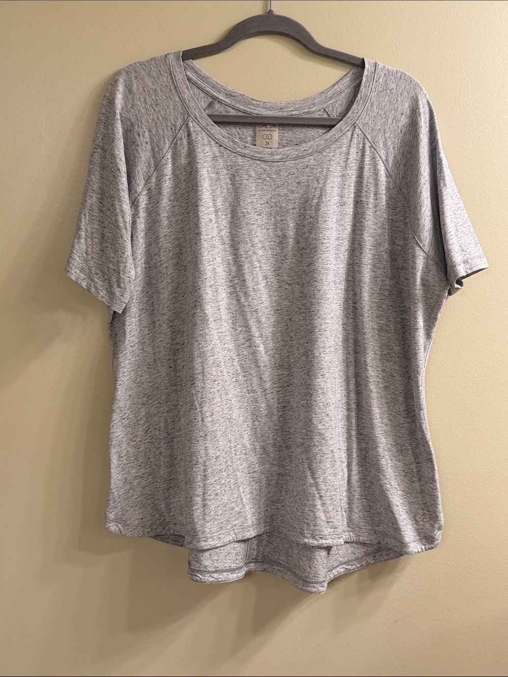 CALIA by Carrie Underwood Light Heather Gray Short Sleeve Active Tee